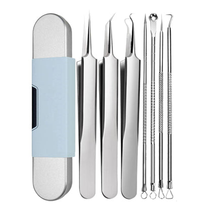 🛒NÅ -50%! 🔥 Sett med verktøy for fjerning av hudormer i rustfritt stål – profesjonell ansiktspleie hjemme! ✨ Trygge, slitesterke og effektive kosmetiske verktøy. 💯