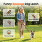🌭 Lekent Pølsehundbånd – Mykt & Holdbart for Daglige Turer! ✨ Justerbar Lengde – Perfekt for Små & Store Hunder. 🐾 Sklisikkert Håndtak – Kjøp 3 for 10% Ekstra Rabatt! 🐕