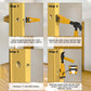 🔧 Profesjonelt Dørlås Installasjonsverktøy – Rask & Nøyaktig Montering Uten Feil! ✨ Justerbart for De Fleste Låsetyper – Perfekt for Håndtverkere & DIY. 🛠️ Enkel Å Bruke – Kjøp 3 for 10% Ekstra Rabatt! 🚪