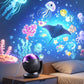 Ocean Starry Sky Projector Night Light with Music for Kids Bedroom