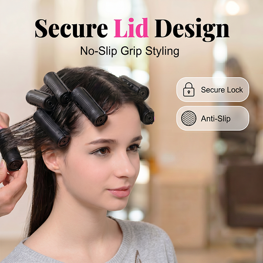🌀 Hårpermantere med Lokk – Gir Rotvolum & Styling Uten Varme! ✨ Holdbart Design – Perfekt for Hjemmestyling & Salong. 🌿 Skånsomme Mot Håret – Kjøp 3 for 10% Ekstra Rabatt! 💇‍♀️