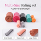 Hair Perm Rods with Lid for Root Volumizing and Styling
