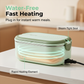 🍱 50% OFF NOW! 🔥 Portable Electric Heated Lunch Box – Water-free warming, dual compartments & 304 stainless steel – Healthy hot meals anywhere, anytime 🥢