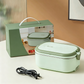 🍱 50% OFF NOW! 🔥 Portable Electric Heated Lunch Box – Water-free warming, dual compartments & 304 stainless steel – Healthy hot meals anywhere, anytime 🥢