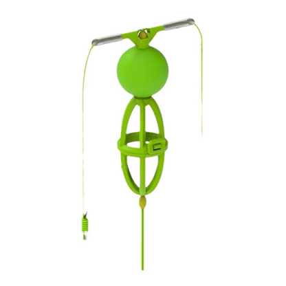🔥Hetsalg – 50% RABATT🔥Slutt å løsne fiskegreiene midt i kastet! Floke-fri bunnmatingskurv – vektet base, holder seg oppreist, agnskyer på 3 sekunder 🎣
