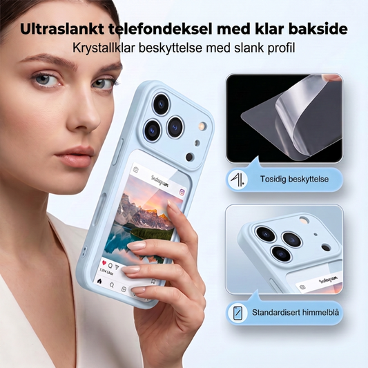 📱 Minimalistisk Støtsikkert Gjennomsiktig Telefondeksel – Slankt & Klart Med Kamerabeskyttelse! ✨ Gulnebestandig – Vis Frem Telefonens Originaldesign. 🛡️ Støtdempende Ramme – Kjøp 3 for 10% Ekstra Rabatt! 🛒