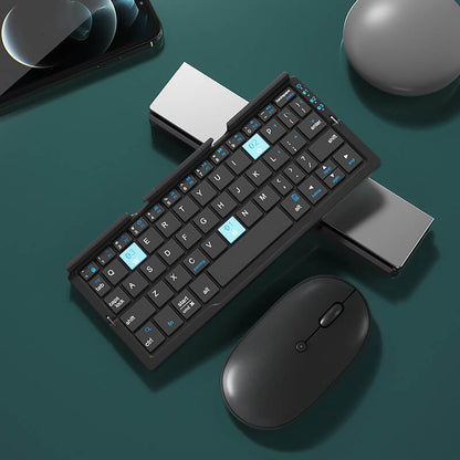 Mini-sammenleggbart tastatur for telefon/nettbrett/laptop