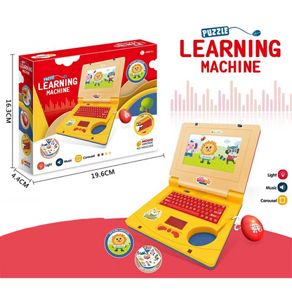 💻 Interaktivt Simuleringsleketøy – Bærbar PC-form med Lys & Lyd! ✨ Lærerik & Morsom – Perfekt for Barns Fantasi & Utvikling. 🎵 3+ År – Kjøp 3 for 10% Ekstra Rabatt! 🧸