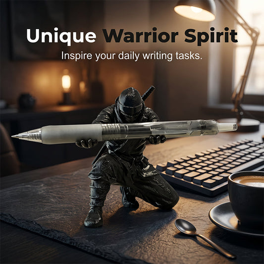⚔️ Kreativ 3D-printet Ninja Warrior Penneholder – Tøff & Funksjonell for Skrivebordet! ✨ Unikt Design – Perfekt for Kontoret, Hjemmet & Gave. 🖊️ Holder Penner & Småting – Kjøp 3 for 10% Ekstra Rabatt! 🎯