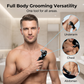 🪒Elektrisk ryggbarbermaskin for menn med 180° foldbart håndtak