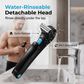 🪒Elektrisk ryggbarbermaskin for menn med 180° foldbart håndtak