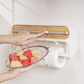 🔪🧲 2-i-1: magnetisk plastfoliekutter med håndkleholder – praktisk, kompakt og alltid innen rekkevidde! 🧻✨