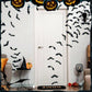 Halloween 3D-klistremerker med flaggermus-motiv – sett