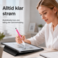 Universell 2-i-1 styluspenn med gradient makron-design for nettbrett