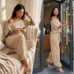 Damesett med off-shoulder topp og bukse – 2 deler