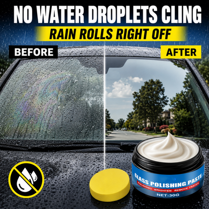 🚗💎 50% KORTING! Alsof je een gummetje voor je voorruit hebt dat oliefilm, waas en schittering in 1 veeg wegpoetst! Kraakhelder zicht, regen parelt eraf – rijden alsof je net een nieuwe ruit hebt.