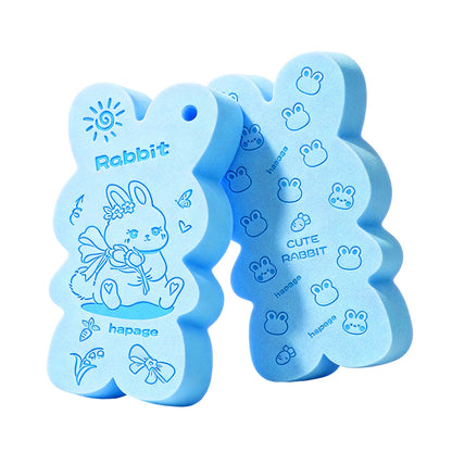 Ultramyk badesvamp med søt kanindesign for baby