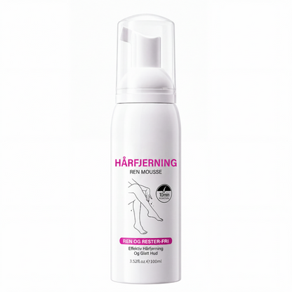 🔥 Hettsalg – 50 % RABATT 🔥 Skånsom hårfjerningsmousse – fjerner uønsket kroppshår, egnet for sensitiv hud 🧴
