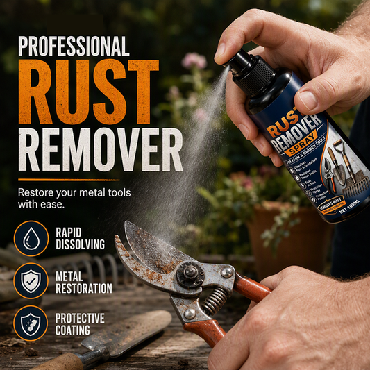 Rustfjerningsspray for metall