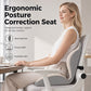🪑 Ergonomisk memoryskum-sitepute med ryggstøtte – hold deg komfortabel hele dagen, perfekt til kontoret, bilen og hjemmet ✨