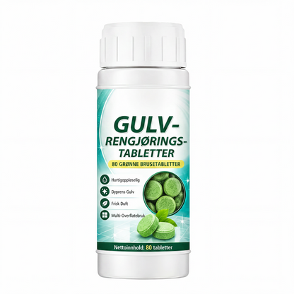 Brusetabletter for gulvrens