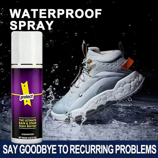 Multifunksjonell vanntett spray for klær og sko