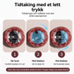⏱️Lett, luksuriøs presisjon-nedtellingstimer med mekanisk urverk for kjøleskap og skrivebord