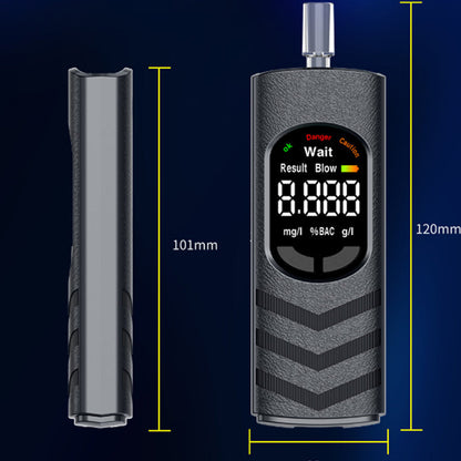 📢 50 % RABATT! 👻🍺 En melding fra det hinsidige: Ikke kjør i fylla! 🚔 | Oppladbar alkotest med LCD-skjerm og talemelding 🥴🍻