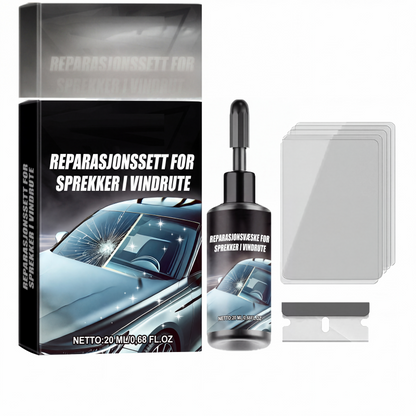 ⏰🔥 BEGRENSET TID: bare 99,99 kr! 🚗 Avansert UV-harpiks glass DIY-reparasjonssett