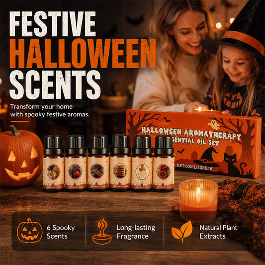 Halloween-duftende essensielle oljesett