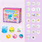 🔥 30 % RABATT! 🧁 DIY-stekt is-squishy-lekesett med katteklodesign for barn