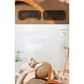 🐱 50 % RABATT! 🧶 Naturlig sisal-kloeskrape i ballform – med kabel, roterende og dobbeltsidig – beskytter møblene dine og underholder katten din 🌿