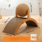 🐱 50 % RABATT! 🧶 Naturlig sisal-kloeskrape i ballform – med kabel, roterende og dobbeltsidig – beskytter møblene dine og underholder katten din 🌿