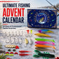Christmas-fiskeagn adventskalender – blindboks-sett med minnow-popper-sker