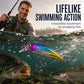 Christmas-fiskeagn adventskalender – blindboks-sett med minnow-popper-sker