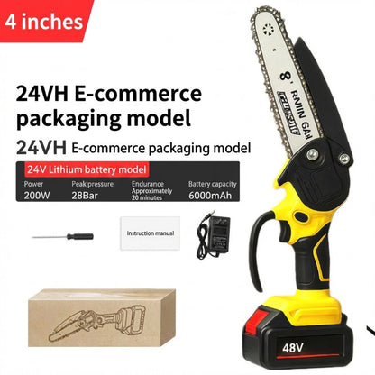Ergonomisk mini elektrisk sag med sikkerhetslås