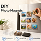 Klar akryl DIY kjøleskapsmagnetsett