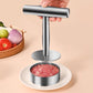 🔥 50 % RABATT! 🥩 Steikepresse – rund bøfform | Matvaregodkjent 304 rustfritt stål – hamburgerformer