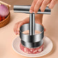🔥 50 % RABATT! 🥩 Steikepresse – rund bøfform | Matvaregodkjent 304 rustfritt stål – hamburgerformer
