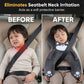 🧸 Myk H-formet bilpute for småbarn – ergonomisk støtte for hode og nakke
