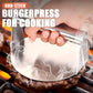 Non-stick burgerpresse for matlaging