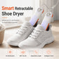 👟 50 % RABATT NÅ! 🔥 Uttrekkbar elektrisk skotørker med UV-sterilisering – smart uttrekkbart design, UV-sterilisering og rask varmesirkulasjon – perfekt for alle sko 🦶✨
