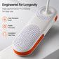 👟 50 % RABATT NÅ! 🔥 Uttrekkbar elektrisk skotørker med UV-sterilisering – smart uttrekkbart design, UV-sterilisering og rask varmesirkulasjon – perfekt for alle sko 🦶✨