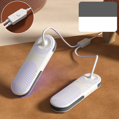 👟 50 % RABATT NÅ! 🔥 Uttrekkbar elektrisk skotørker med UV-sterilisering – smart uttrekkbart design, UV-sterilisering og rask varmesirkulasjon – perfekt for alle sko 🦶✨