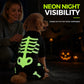 Halloween-skjelettdrakt for kjæledyr som lyser i mørket
