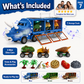 Interaktiv dinosaur-transport-leketøysbil