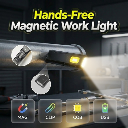 Håndfri magnetisk arbeidslys