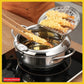 🍤 TIDSBEGRENSET – 50 % RABATT! ⚡ 201 rustfritt stål tempura-frityrkjele – termometer, avrenningsrist, dyp kropp ✨