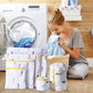 【Sett med 5/6 deler】Vaskeposer spesialdesignet for vaskemaskiner