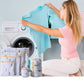 【Sett med 5/6 deler】Vaskeposer spesialdesignet for vaskemaskiner
